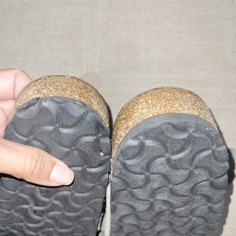 Birkenstock Size 43  Men's Sandals in Light Gray. Used Like New - Picture 8 of 8